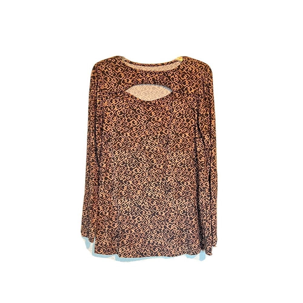 SOFT SURROUNDINGS WOMENS TOP SIZE S ANYTIME ANYWHERE ANYDAY MODAL KEYHOLE BP